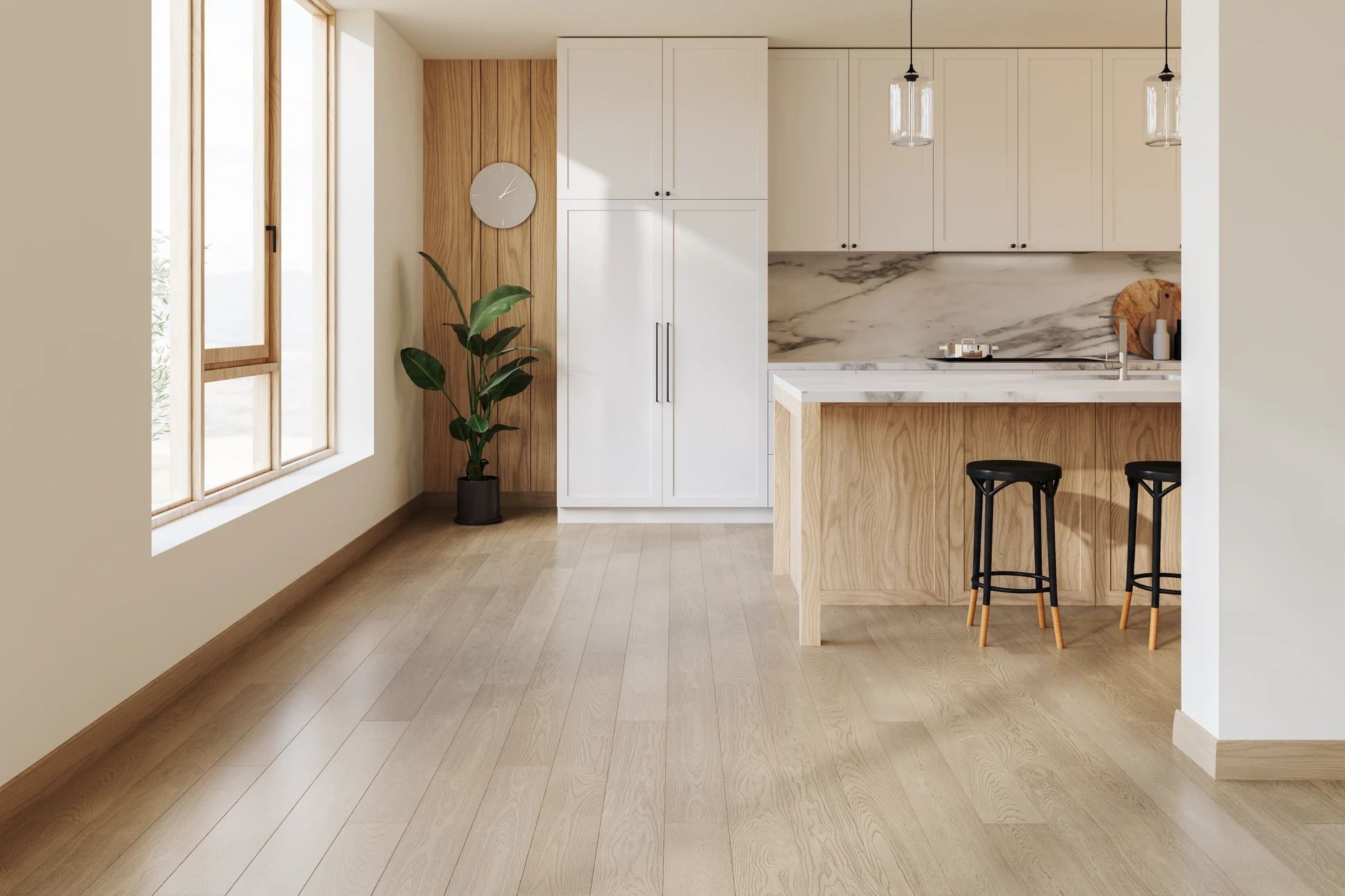 Intérieur de salle de bain en rénovation avec ouvrier appliquant du joint sur carrelage mosaïque